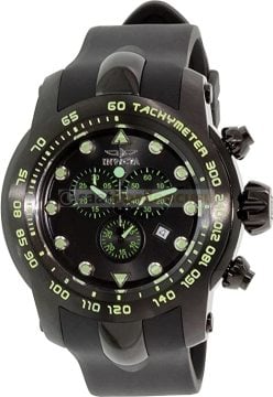 invicta 17812 Pro Diver Uyumlu Siyah Silikon Kordon