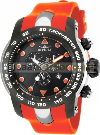 invicta 18027 Pro Diver Uyumlu Turuncu Silikon Kordon