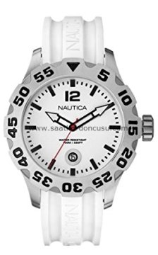 Nautica A14608g 22mm Beyaz Silikon Kordon