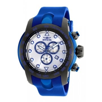 invicta 17809 Pro Diver Uyumlu Mavi Silikon Kordon