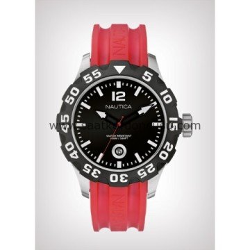 Nautica A15001g 22mm Kırmızı Silikon Kordon