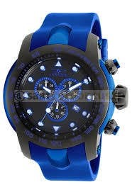 invicta 17810 Pro Diver Uyumlu Mavi Silikon Kordon