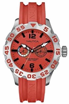 Nautica A16602g 22mm Kırmızı Silikon Kordon