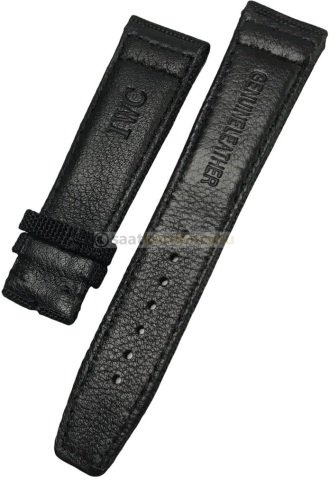 IWC 20mm siyah tekstil saat kordonu