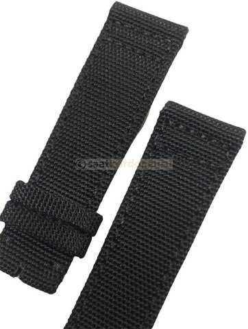 IWC 20mm siyah tekstil saat kordonu