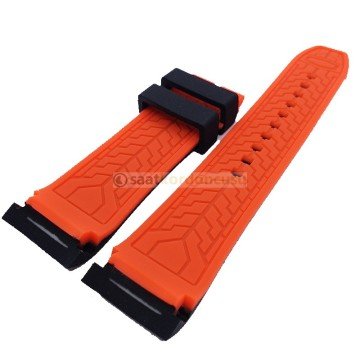 invicta 25476 Pro Diver Uyumlu Siyah Silikon Kordon