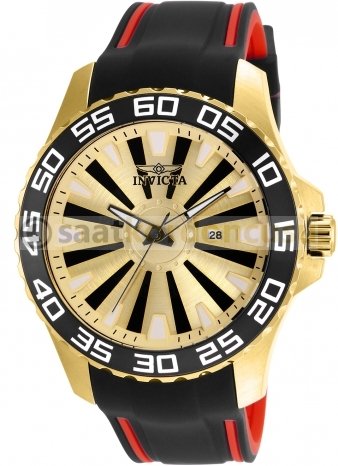 invicta 25476 Pro Diver Uyumlu Siyah Silikon Kordon