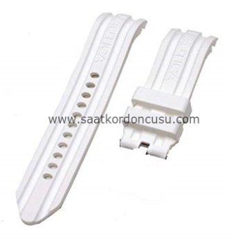 Nautica A16618g 22mm Beyaz Silikon Kordon
