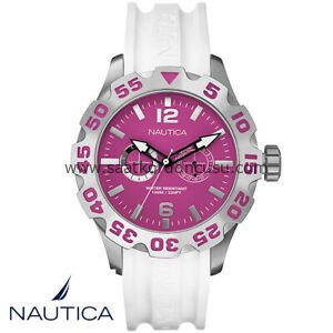 Nautica A16619g 22mm Beyaz Silikon Kordon