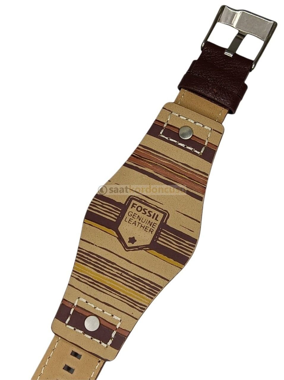 Fossil Jr1155 Kahverenk Deri Saat Kordonu