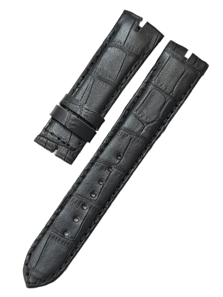 Cerruti 1881 CRA089A222G El Yapımı Siyah Deri Saat Kordonu