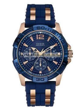 Guess Guw0366g4 Modeli Lacivert Silikon Saat Kordonu