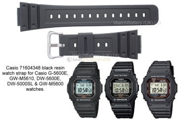 Casio dw5600 Orjinal Siyah Silikon Kordon