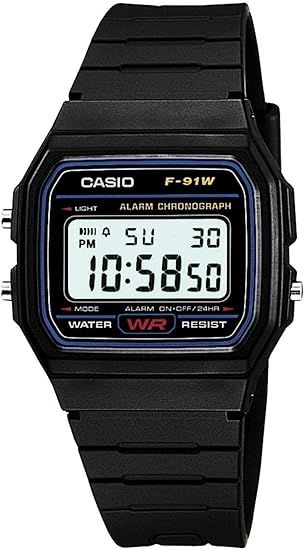 Casio Orjinal F 91w-1dg Siyah Erkek Kol Saati