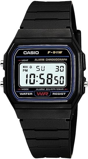 Casio Orjinal F 91w-1dg Siyah Erkek Kol Saati