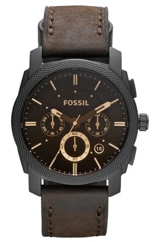 Fossil Fs4656 Uyumlu 22mm Kahverenk Deri Saat Kordonu