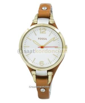 FOSSİL ES3565 Uyumlu Kahverenk Deri Kordon