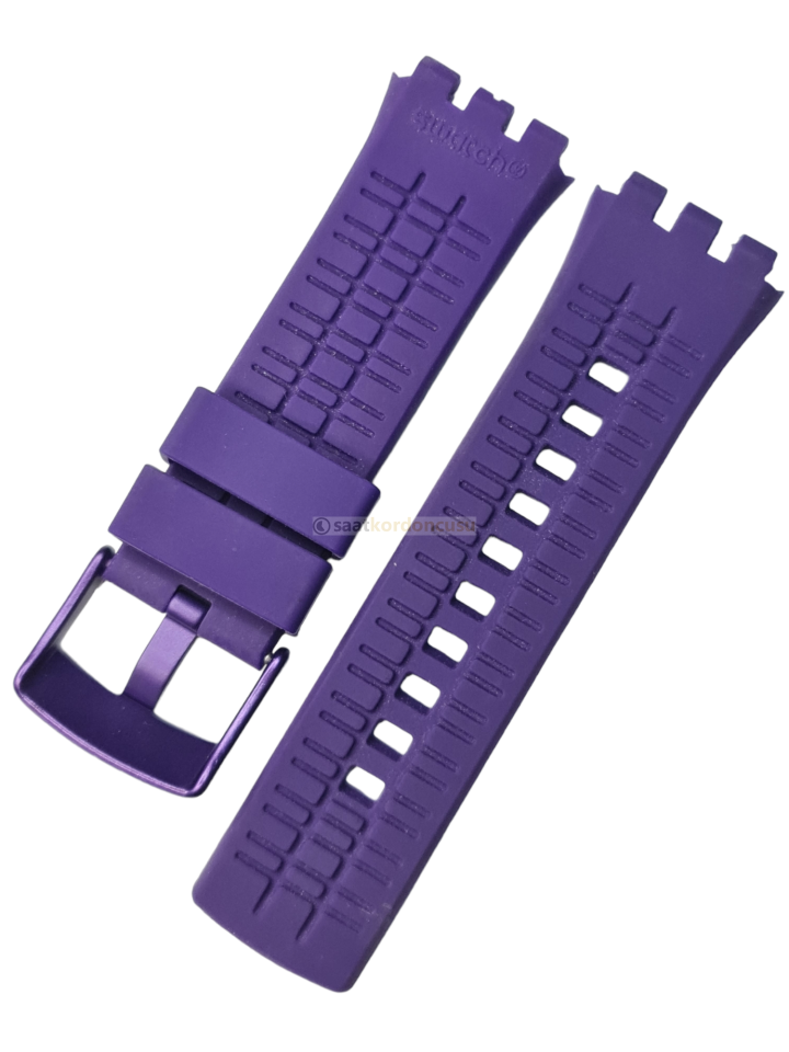 Swatch Touch Surp100 Purple Silikon Saat Kordonu