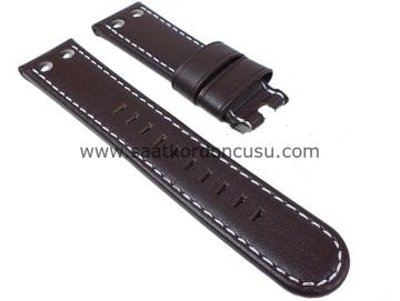Tw steel 22mm Kahverenk Deri Saat Kordonu