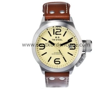 Tw steel 22mm Kahverenk Deri Saat Kordonu