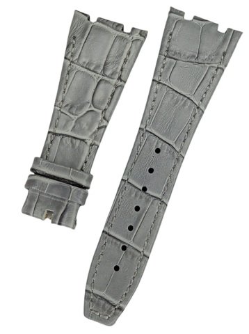 audemar piguet royal oak gri renk deri saat kordonu