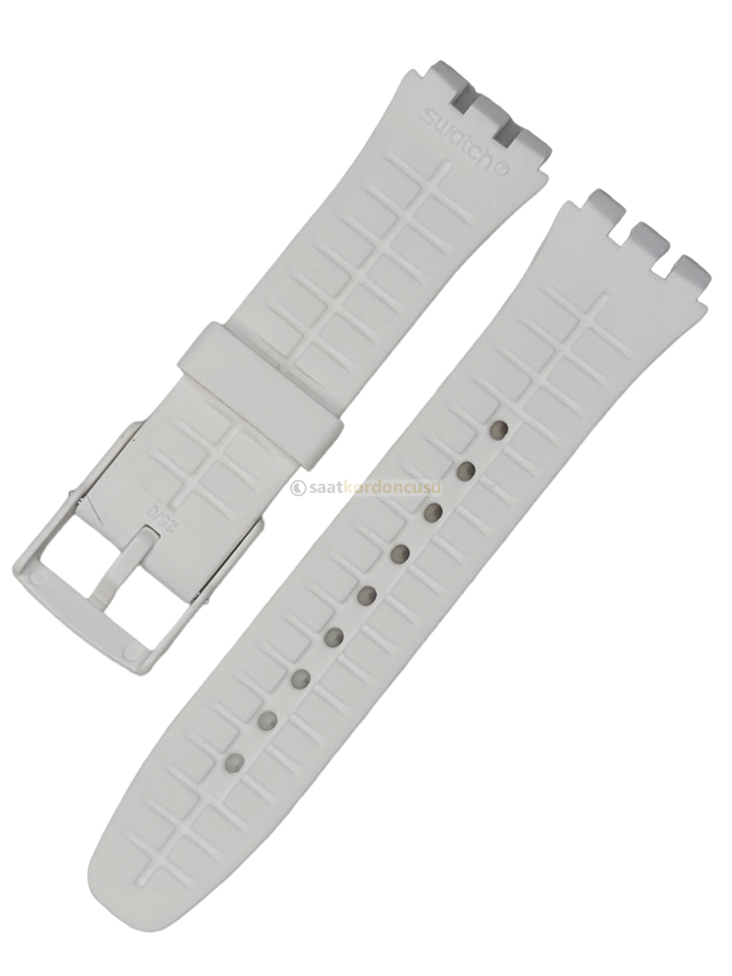 Swatch Susw400 Beyaz Renk Silikon Saat Kordonu