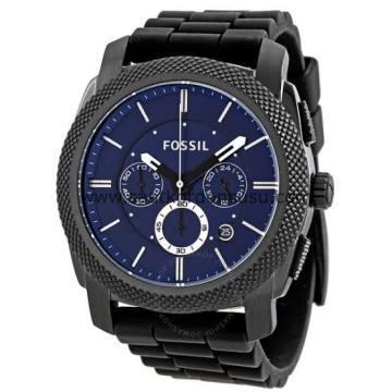 Fossil fs4605 Uyumlu Siyah Silikon Saat Kordonu