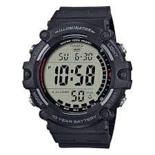 Casio AE 1500 WH Orjinal Siyah Silikon Saat Kordonu