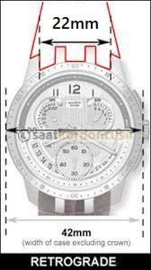 Swatch Yrs Modeli 22mm Beyaz Deri Saat Kordonu