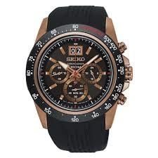 Seiko spc250p Lord Modeli Siyah Silikon Kordon