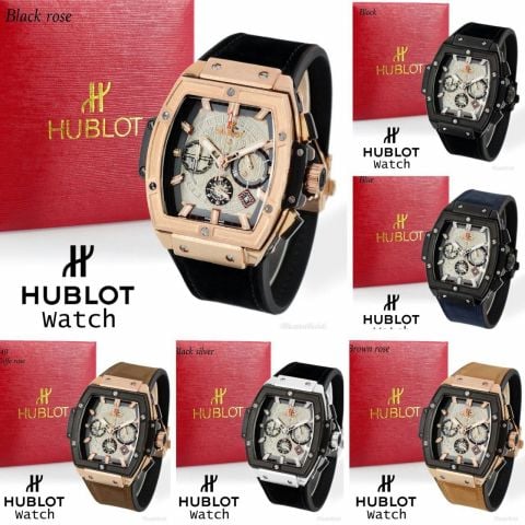 Hublot Senna Süet Yüzeyli Taba Silikon Kordon