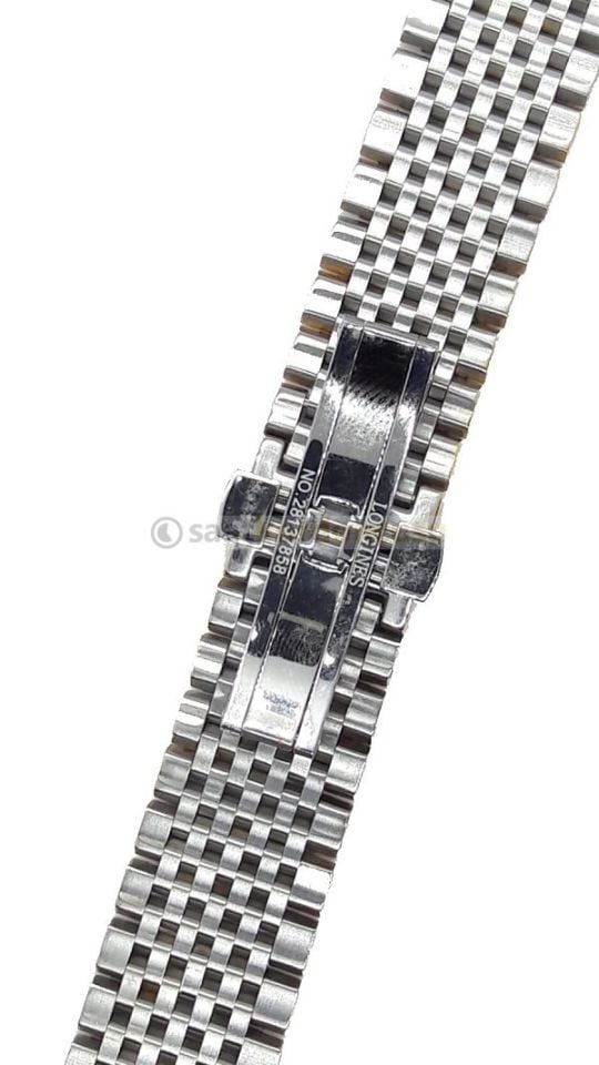 Longines Uyumlu 18mm Çift Renk Metal Saat Kordonu