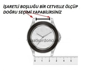 Breitling Modeli 22mm Sarı Renk Silikon Saat Kordonu
