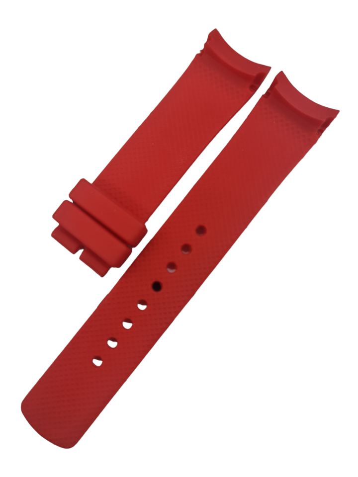 Nautica A17581g Uyumlu Kırmızı Silikon Saat Kordonu