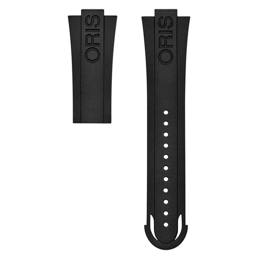 Oris Aquis Modeli Siyah Silikon Saat Kordonu