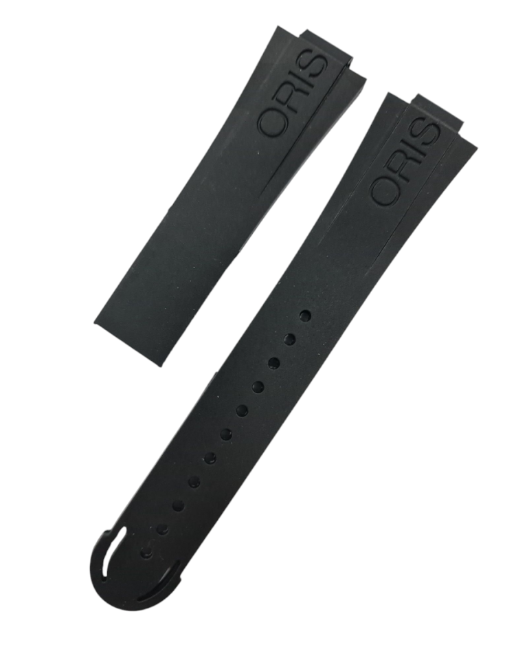 Oris Aquis Modeli 23mm Siyah Silikon Saat Kordonu