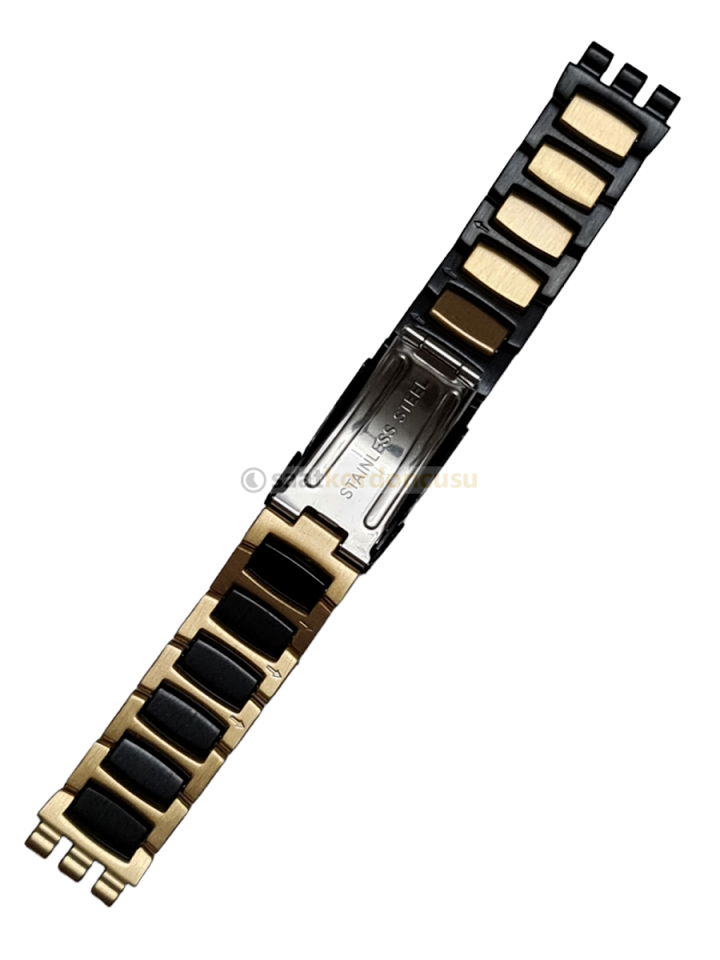 Swatch 19mm İki Renk Kaplama Metal Saat Kordonu