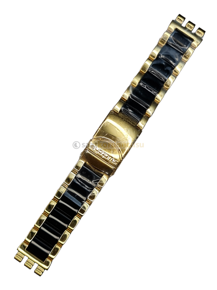 Swatch 19mm İki Renk Kaplama Metal Saat Kordonu