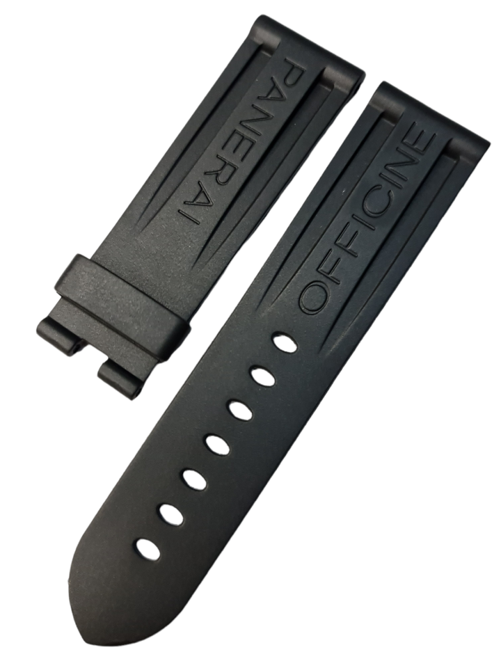 Panerai Submersible 22mm Siyah Silikon Kordon