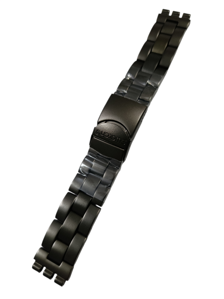 Swatch 19mm Antresit Siyah Renk Saat Kordonu