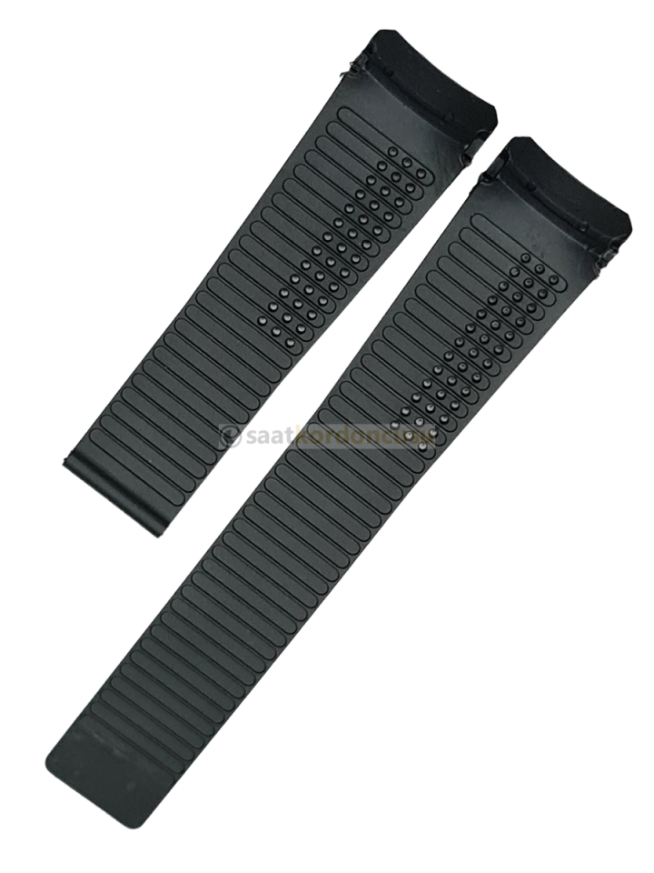 Tag Heuer Modeli 22mm Siyah Silikon Saat Kordonu