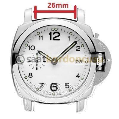 Panerai Submersible 26mm Yeşil Silikon Saat Kordonu