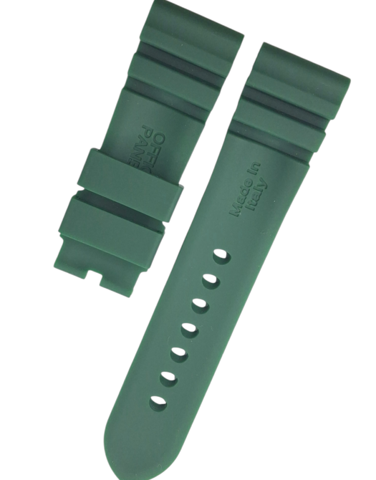Panerai Submersible 26mm Yeşil Silikon Saat Kordonu