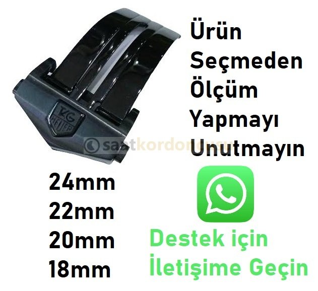 Tag Heuer Modeli 24x20 Taba El Yapımı Deri Saat Kordonu