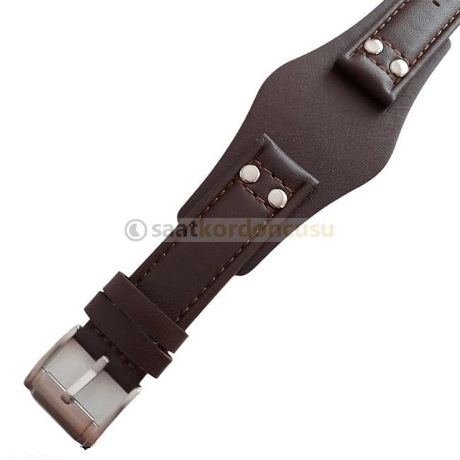 Fossil ch2891 Uyumlu Kahverenk Deri Kordon