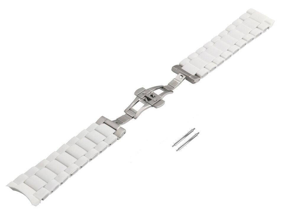 Emporio Armani Ar5859 Beyaz Silikon Kaplama Saat Kordonu