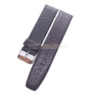 Azzuro Desenli Deri Saat Kordonu KAHVE - 24MM