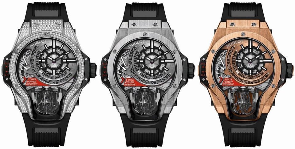Hublot mp-09 Tourbillon Modeli Silikon Saat Kordonu