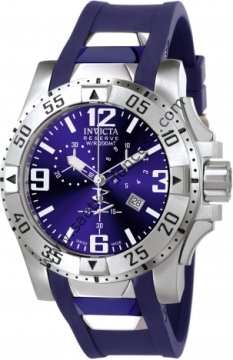invicta 6263 Uyumlu Lacivert Silikon Kordon