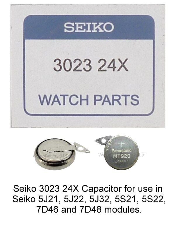 Seiko 7D56 Modeli 3023 24X Şarjlı Saat Pili